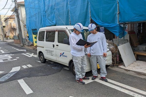 作業前打ち合わせ（関東荷役）
