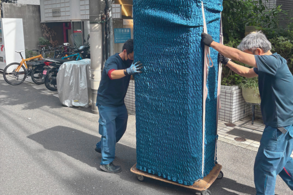 引っ越し業務の様子（東京）