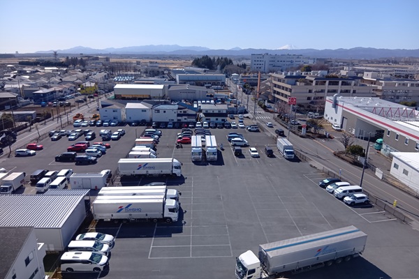 屋上からの風景（西多摩）